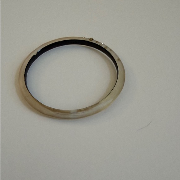 Alexis Bittar Gold Lucite Bracelet with Crystal Accents - Picture 4 of 6